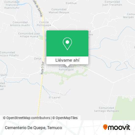 Mapa de Cementerio De Quepe