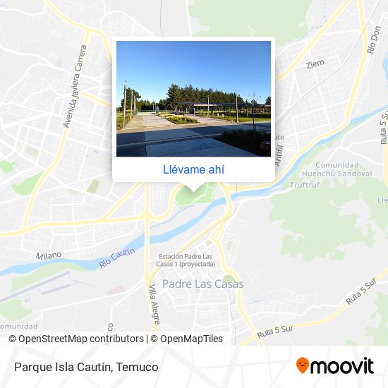 Cómo llegar a Parque Isla Cautín en Temuco en Autobús?