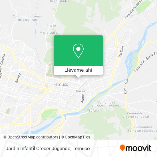 Mapa de Jardín Infantil Crecer Jugando