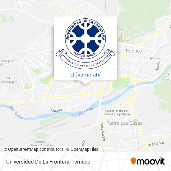 Mapa de Universidad De La Frontera