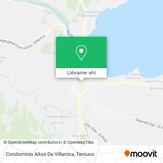 Mapa de Condominio Altos De Villarrica