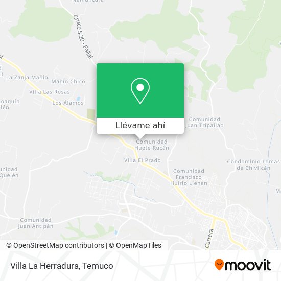 Mapa de Villa La Herradura