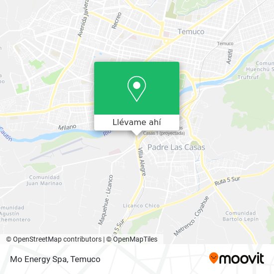 Mapa de Mo Energy Spa