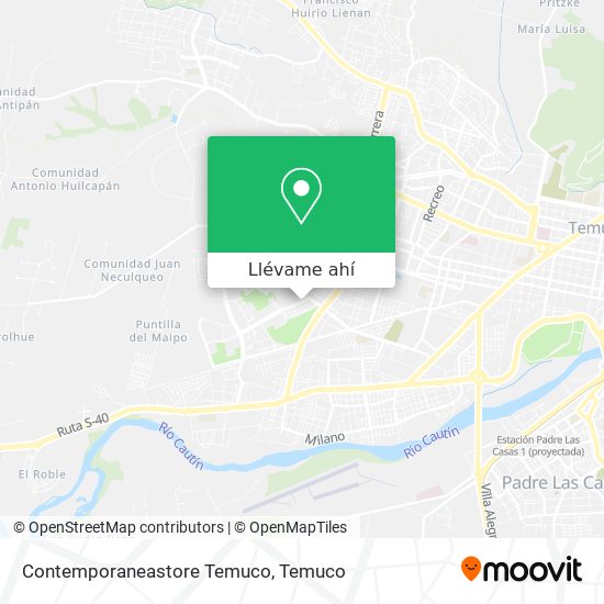 Mapa de Contemporaneastore Temuco