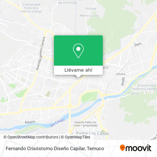 Mapa de Fernando Crisóstomo Diseño Capilar