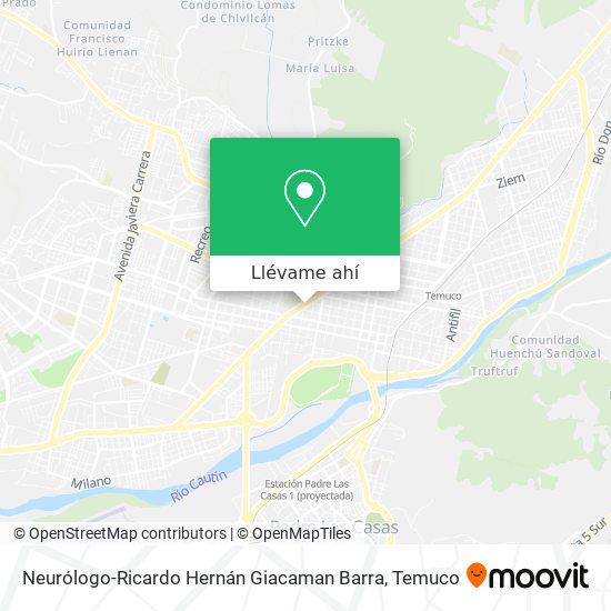 Mapa de Neurólogo-Ricardo Hernán Giacaman Barra