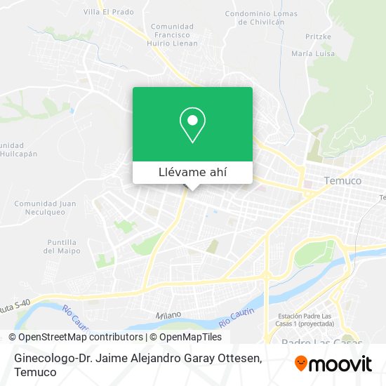 Mapa de Ginecologo-Dr. Jaime Alejandro Garay Ottesen