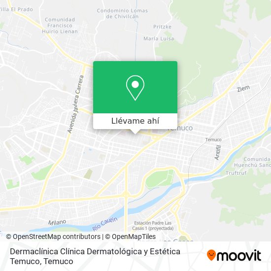 Mapa de Dermaclínica Clínica Dermatológica y Estética Temuco