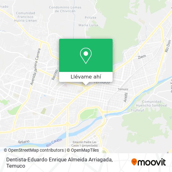 Mapa de Dentista-Eduardo Enrique Almeida Arriagada