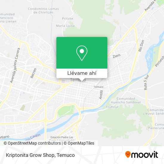 Mapa de Kriptonita Grow Shop