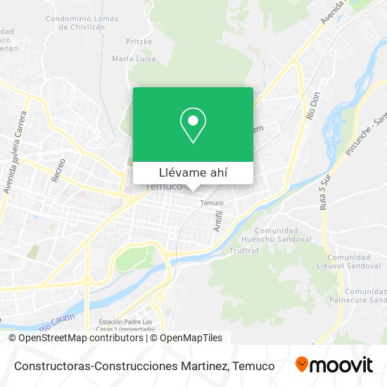 Mapa de Constructoras-Construcciones Martinez