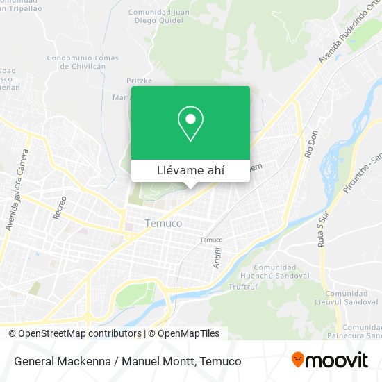 Mapa de General Mackenna / Manuel Montt