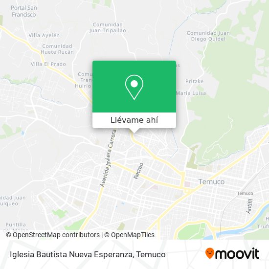 Mapa de Iglesia Bautista Nueva Esperanza