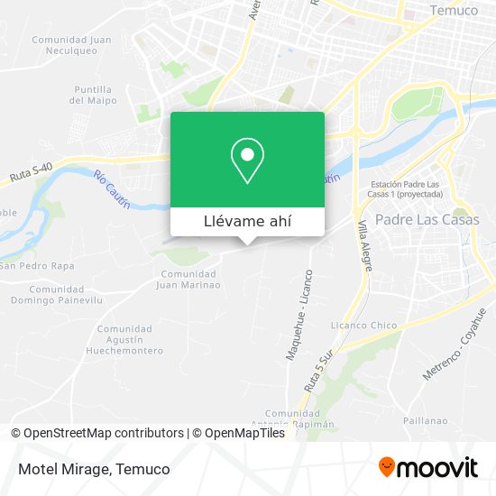 Mapa de Motel Mirage