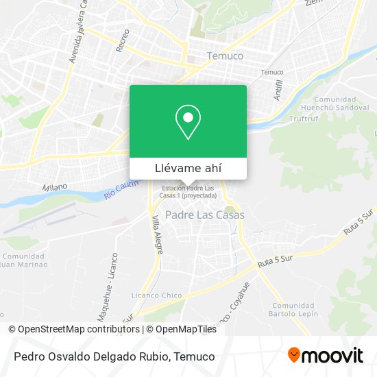 Mapa de Pedro Osvaldo Delgado Rubio
