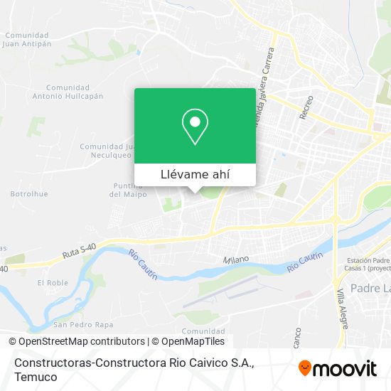 Mapa de Constructoras-Constructora Rio Caivico S.A.