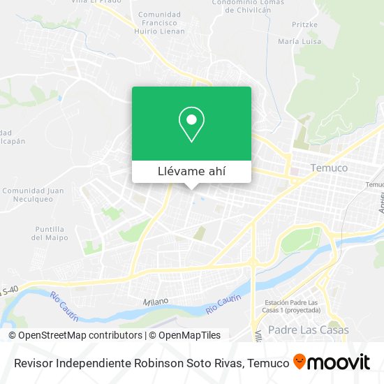 Mapa de Revisor Independiente Robinson Soto Rivas