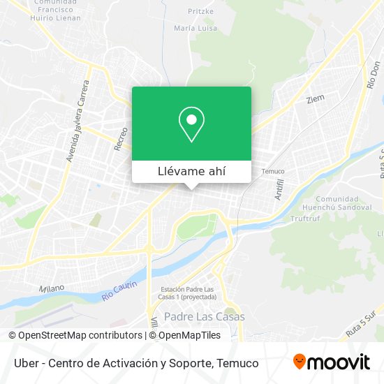Mapa de Uber - Centro de Activación y Soporte