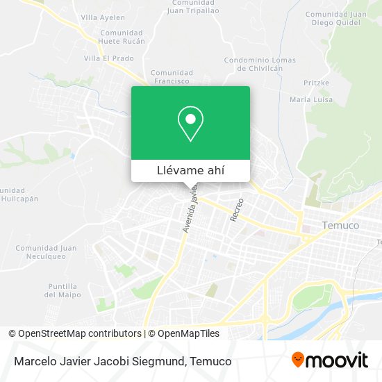 Mapa de Marcelo Javier Jacobi Siegmund