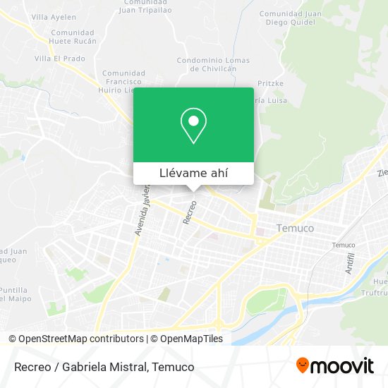 Mapa de Recreo / Gabriela Mistral
