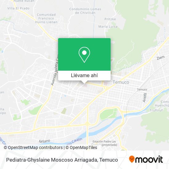 Mapa de Pediatra-Ghyslaine Moscoso Arriagada