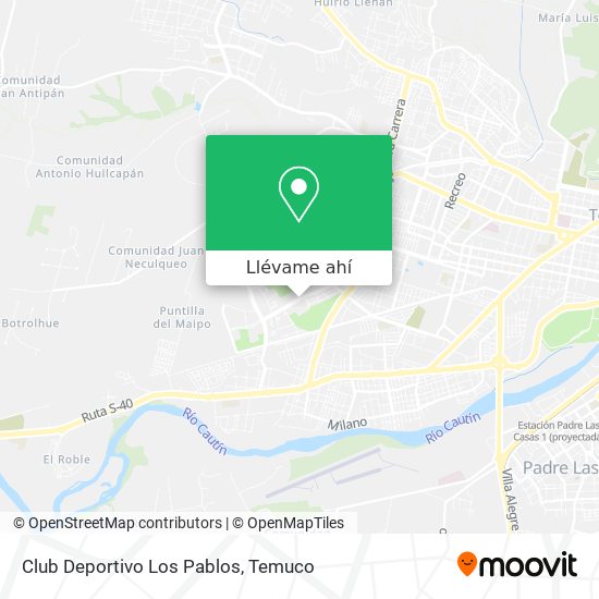 Mapa de Club Deportivo Los Pablos