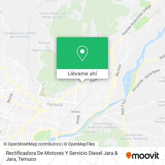 Mapa de Rectificadora De Motores Y Servicio Diesel Jara & Jara