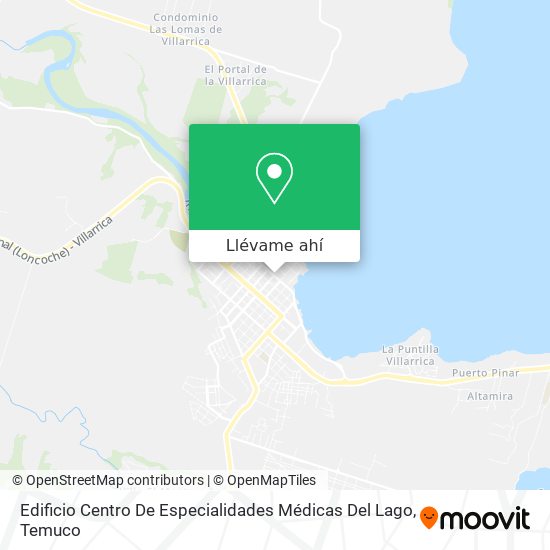 Mapa de Edificio Centro De Especialidades Médicas Del Lago