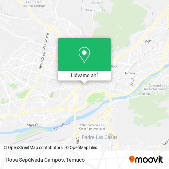 Mapa de Rosa Sepúlveda Campos