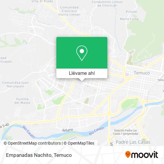 Mapa de Empanadas Nachito