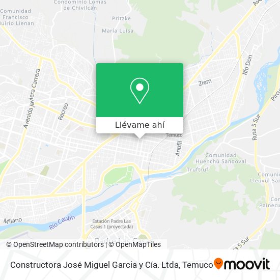 Mapa de Constructora José Miguel Garcia y Cía. Ltda