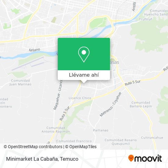 Mapa de Minimarket La Cabaña