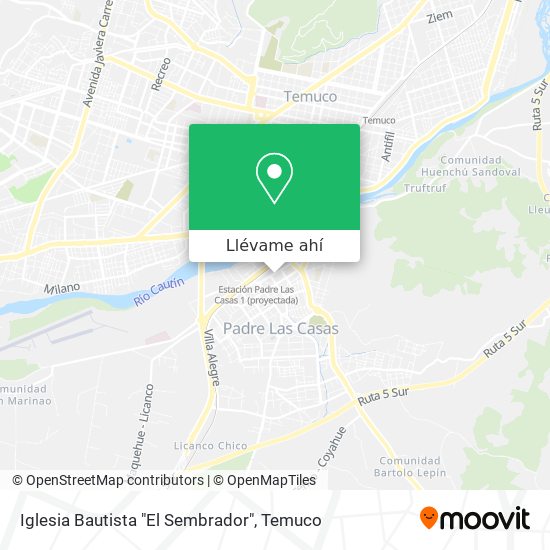 Mapa de Iglesia Bautista "El Sembrador"