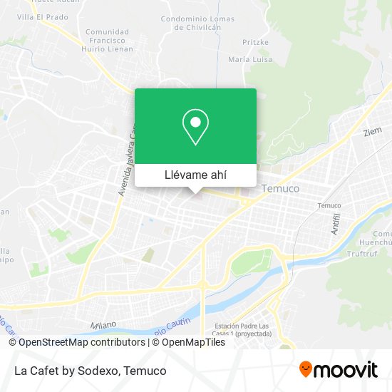 Mapa de La Cafet by Sodexo
