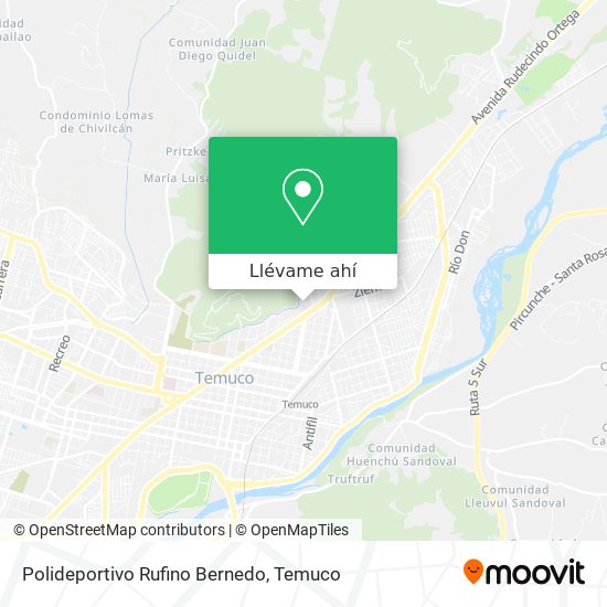 Mapa de Polideportivo Rufino Bernedo