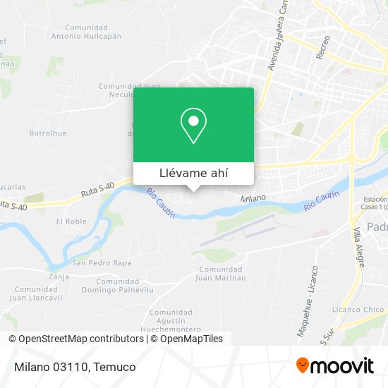 Mapa de Milano 03110