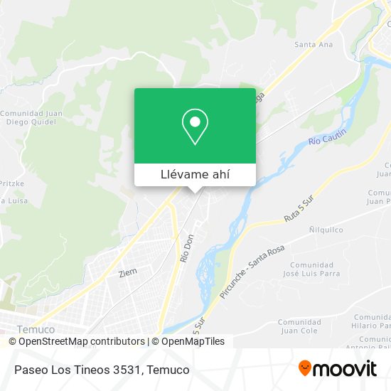 Mapa de Paseo Los Tineos 3531