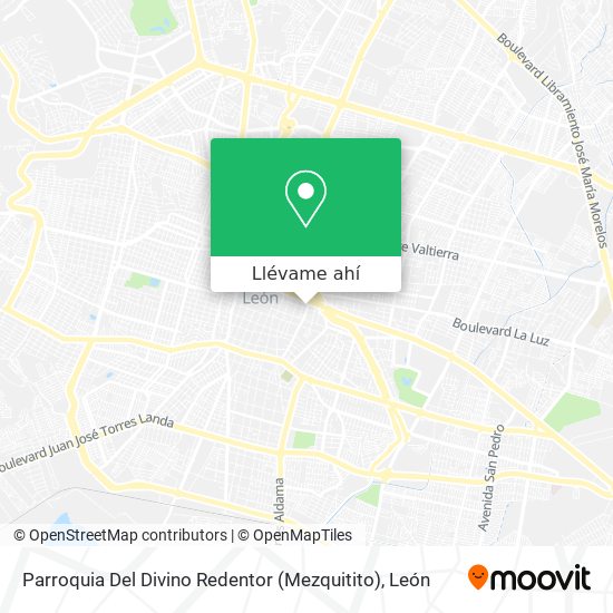 Mapa de Parroquia Del Divino Redentor (Mezquitito)