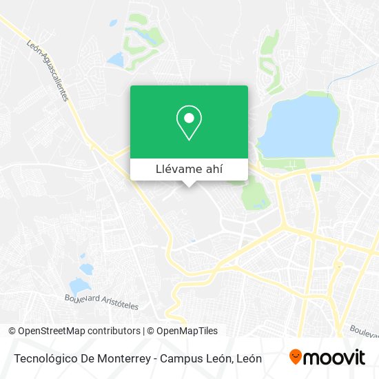 Mapa de Tecnológico De Monterrey - Campus León