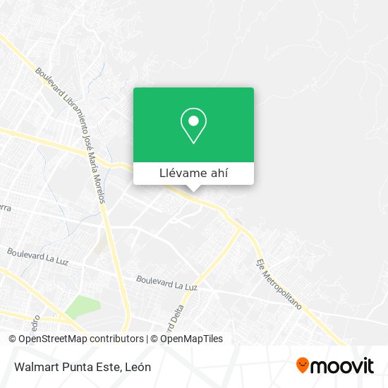 Mapa de Walmart Punta Este