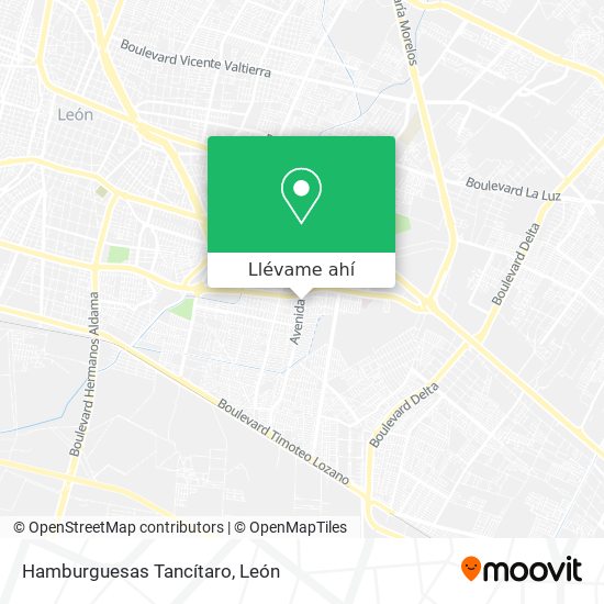 Mapa de Hamburguesas Tancítaro