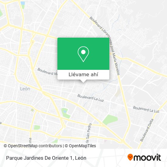 Mapa de Parque Jardines De Oriente 1