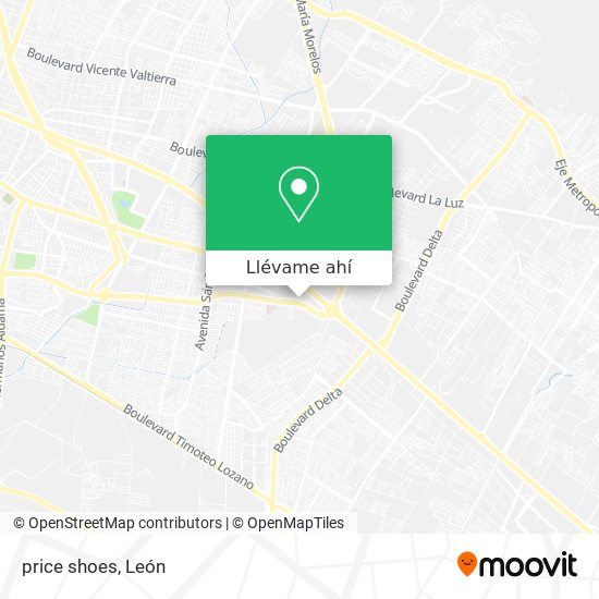 Cómo llegar a price shoes en León en Autobús?
