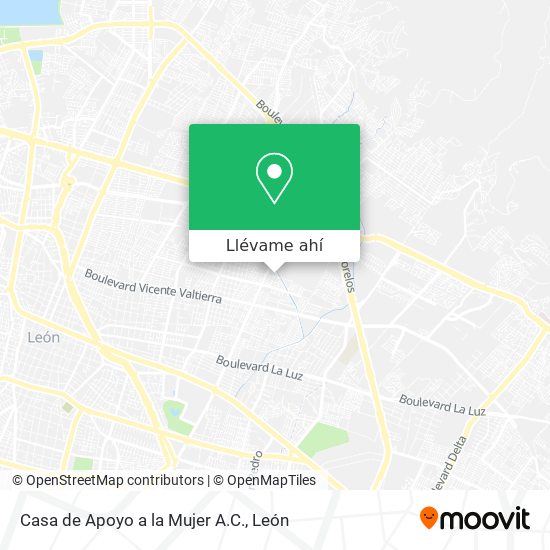 Mapa de Casa de Apoyo a la Mujer A.C.