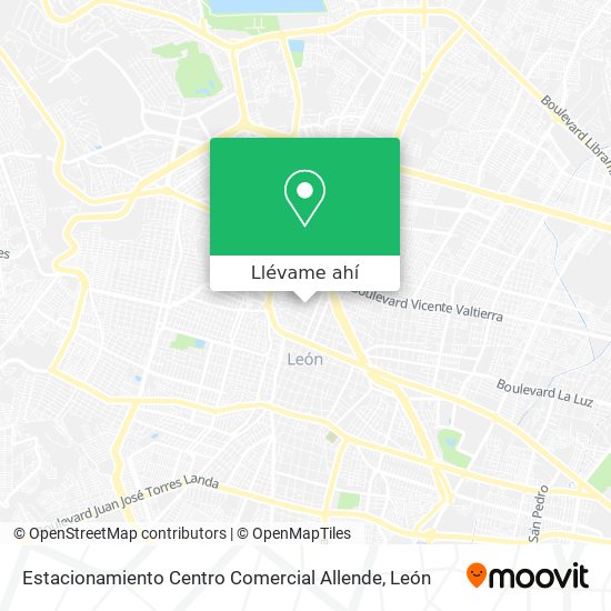 Mapa de Estacionamiento Centro Comercial Allende