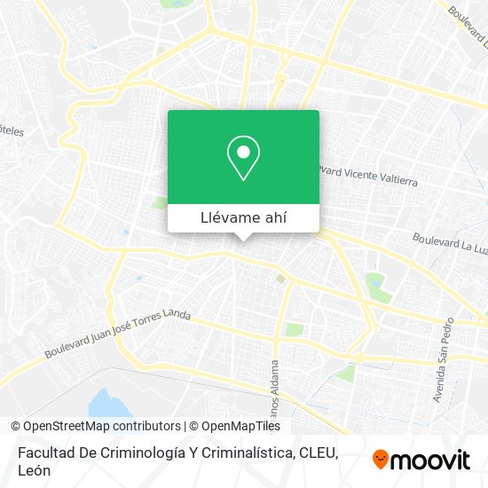 Mapa de Facultad De Criminología Y Criminalística, CLEU