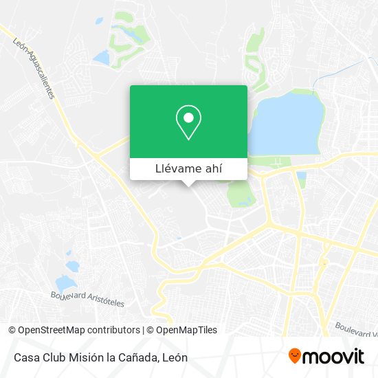 Mapa de Casa Club Misión la Cañada