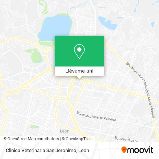 Mapa de Clinica Veterinaria San Jeronimo