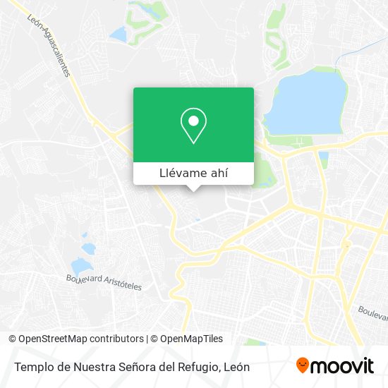 Mapa de Templo de Nuestra Señora del Refugio