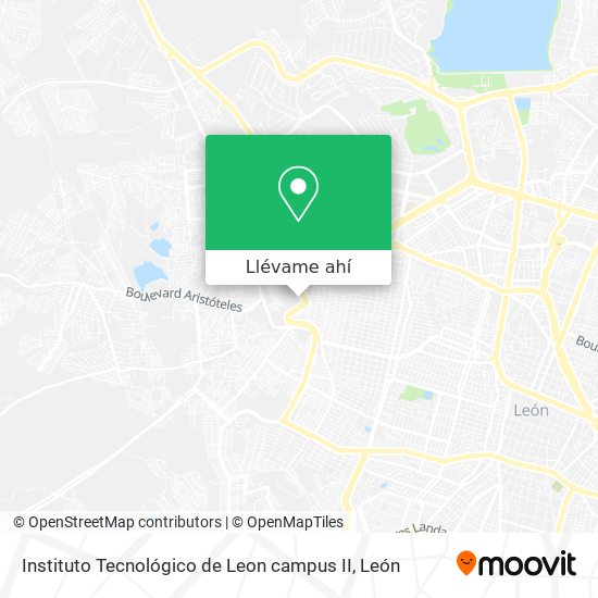 Mapa de Instituto Tecnológico de Leon campus II